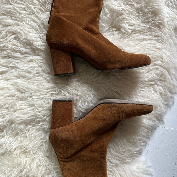Free People Suede Cognac boots, made in Portugal - Picture 6 of 7
